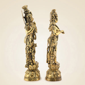 Brass Radha Krishna