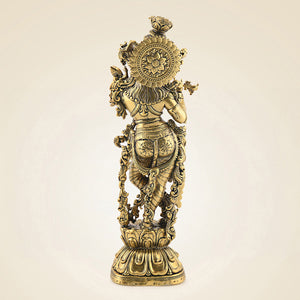 Brass Krishna Statue