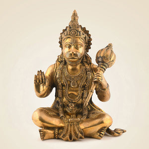 Brass Hanuman Murti