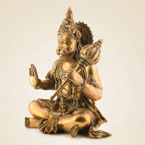 Brass Hanuman Murti