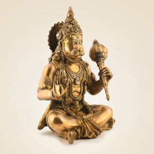 Brass Hanuman Murti