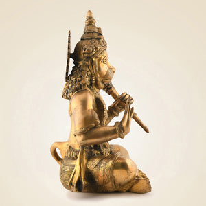 Brass Hanuman Murti