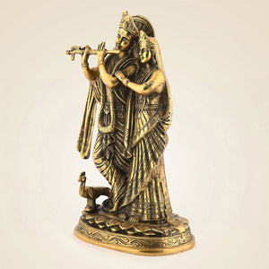 Radha Krishna Brass Idol