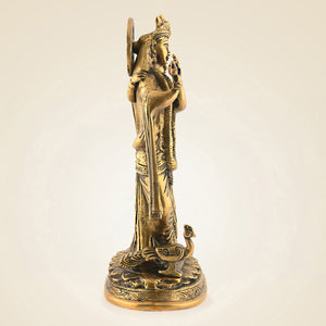 Brass Radha Krishna Sculpture