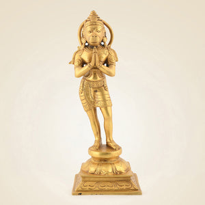 Brass Standing Hanuman