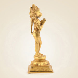Brass Standing Hanuman