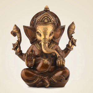 Brass Ganesha Idol
