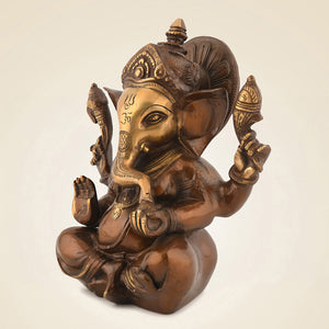 Brass Ganesha Statue