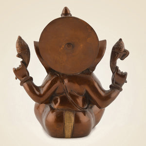 Ganesha Brass Idol