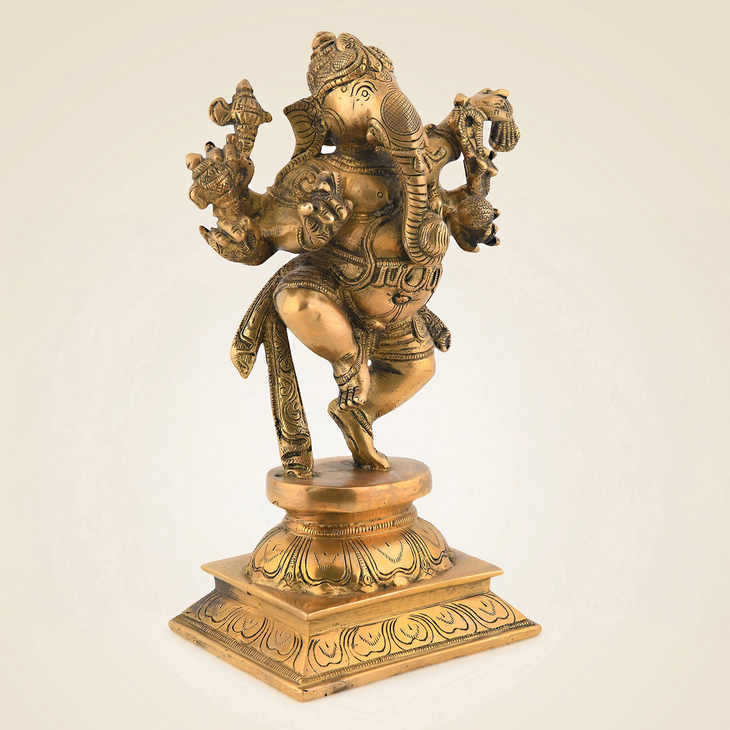 Brass Dancing Ganesha