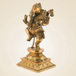 Brass Dancing Ganesha