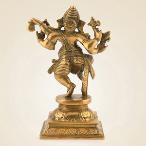 Brass Dancing Ganesha