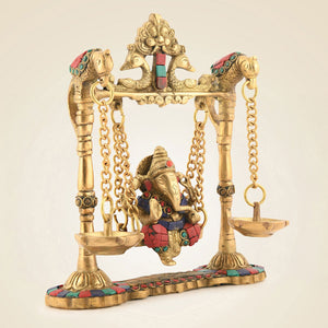 Brass Ganesha On JHula