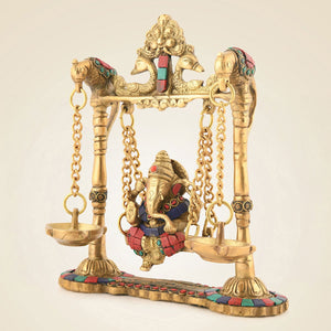 Brass Ganesha On JHula