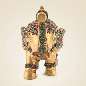 Brass Stnework Elephant