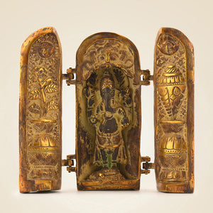 Brass Ganesha Mandir