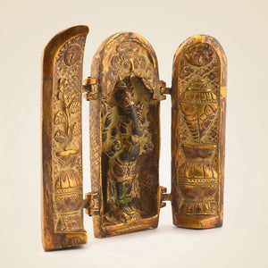 Brass Ganesha Mandir