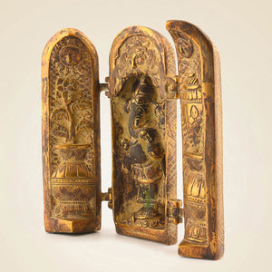 Brass Ganesha Mandir