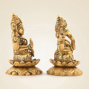 Brass Laxmi Ganesh