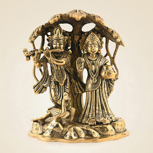 Brass Radha Krishna