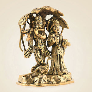 Brass Radha Krishna