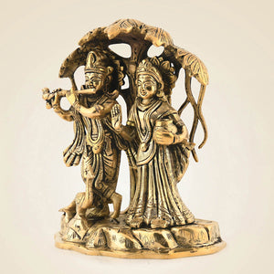 Brass Radha Krishna