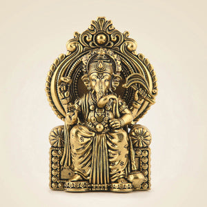 Brass Ganesha Idol