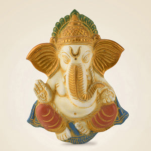 Brass Ganesha Wall Hanging