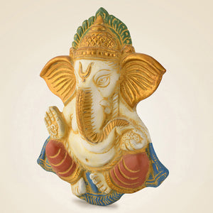 Brass Ganesha Wall Hanging