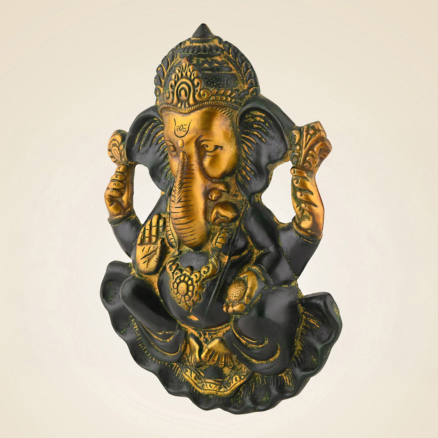 Brass Ganesha Wall Hanging