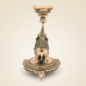 Pure Brass Elephant Diya