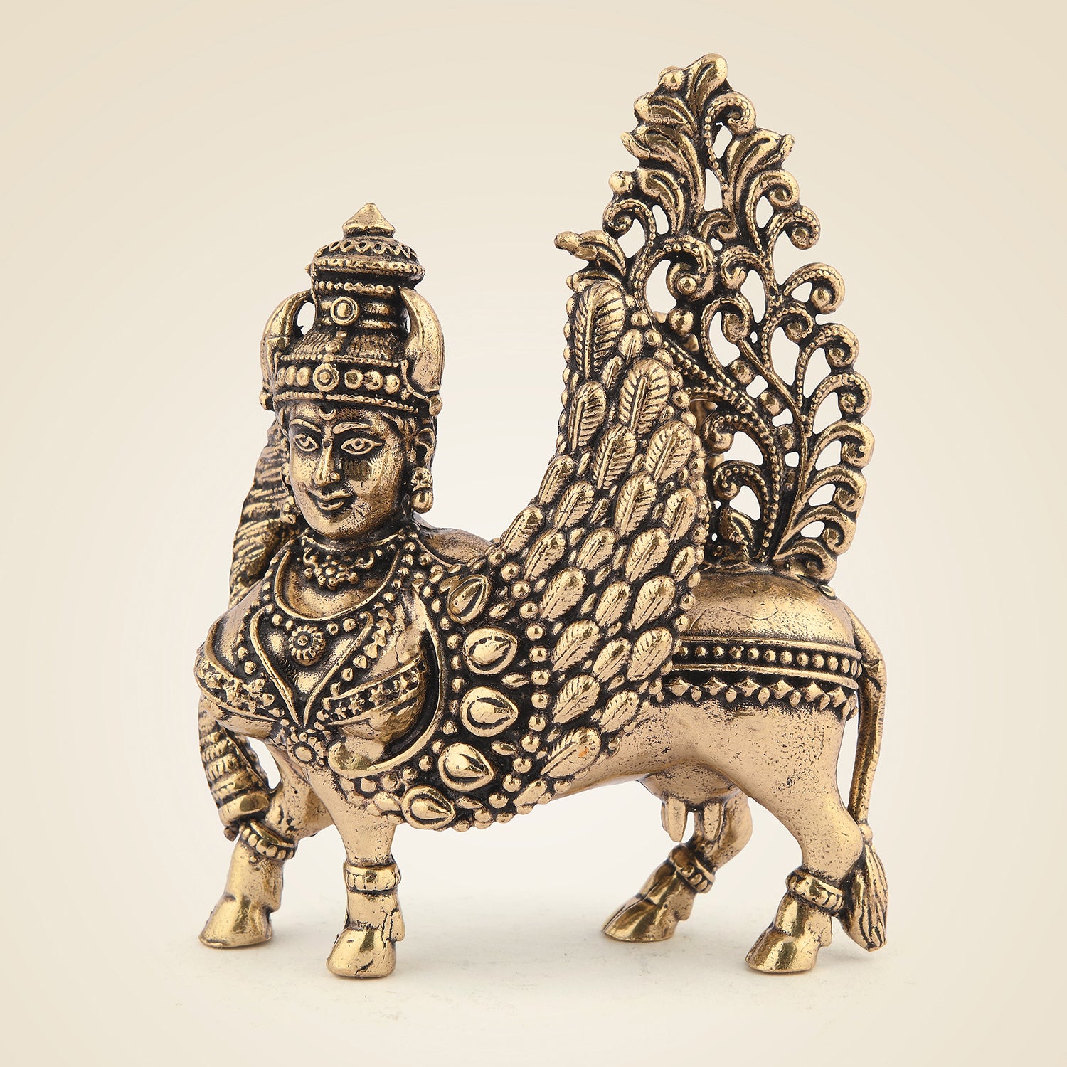 Pure Brass Kamdhenu Cow