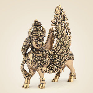 Pure Brass Kamdhenu Cow Idol