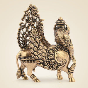 Pure Brass Kamdhenu Cow Statue