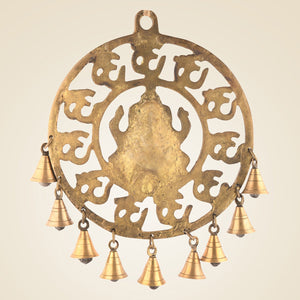 Pure Brass Ganpati Om Wall Hanging