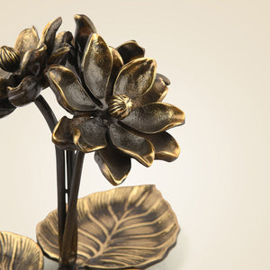 Pure Brass Flower Decor
