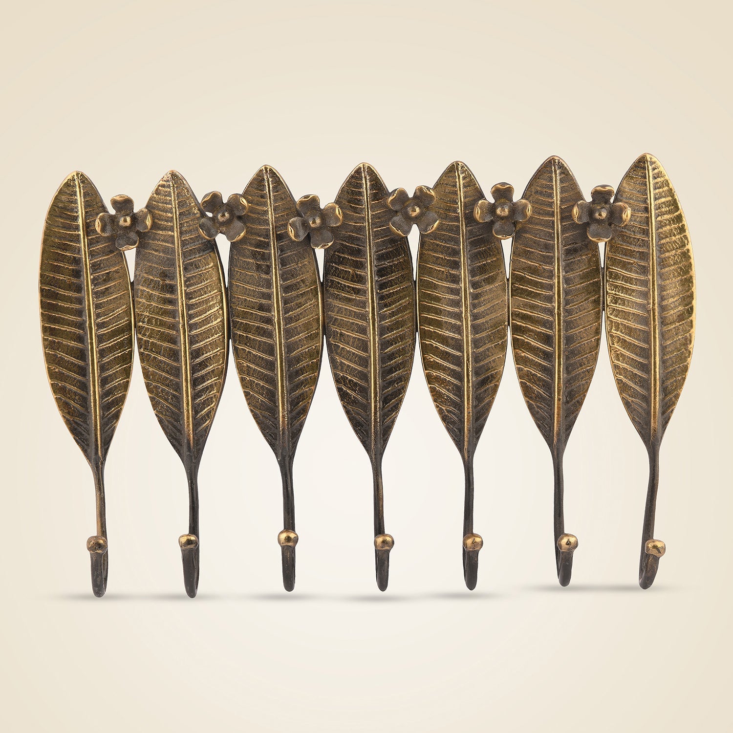 Pure Brass Leaf Wall Decor