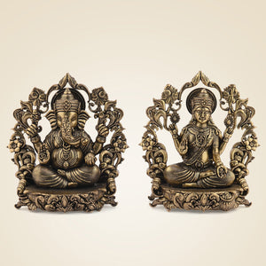 Pure Brass Laxmi Ganesh