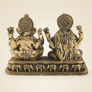 Pure Brass Ganesh Laxmi