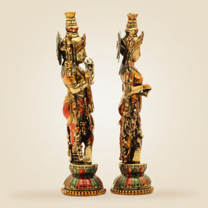 Radha Krishna Brass Murti