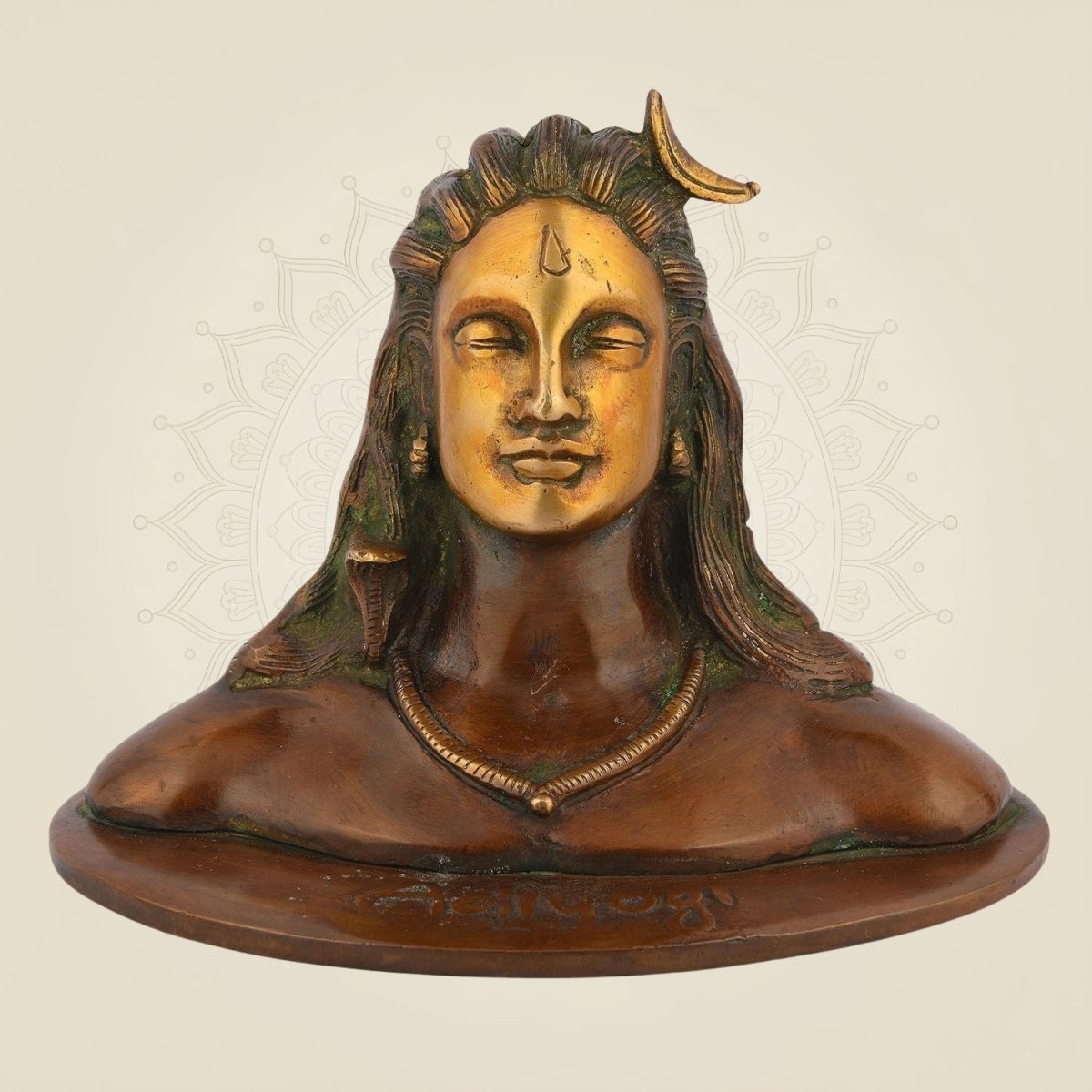 Adiyogi Shiva Brass Idol