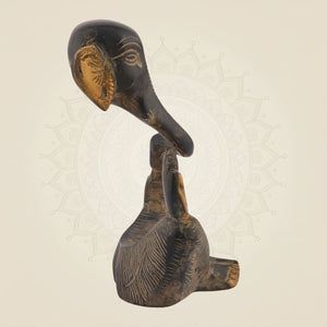 Lord Ganesha Brass Idol and Statue – 5.5"