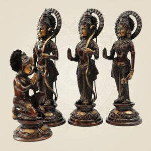 Brass Ram Darbar Idol Set
