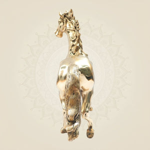 Heavy Brass Horse idol Handcrafted for Home