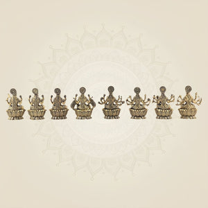 Brass Ashtalakshmi Murti Set