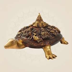 Brass Ashtalakshmi Shree Yantra