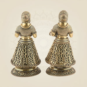 Brass Deep Lakshmi Pair for Home