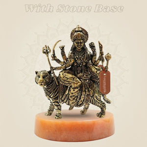 Goddess Durga Maa Brass Statue - Luxeartisanship