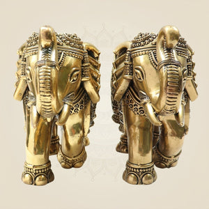 Brass Elephant Murti - Luxeartisanship