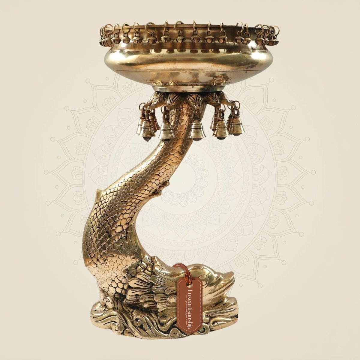 Brass Fish Urli